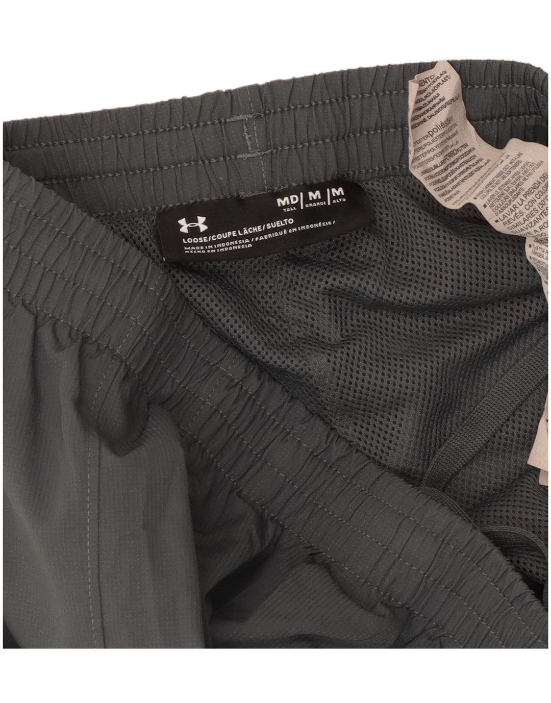 Pantaloni da tuta da uomo Under Armour Poliestere color block grigio medio