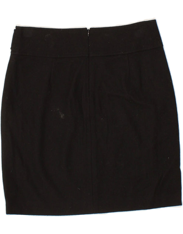 ESPRIT Womens Pencil Skirt UK 8 Small W28  Black Wool