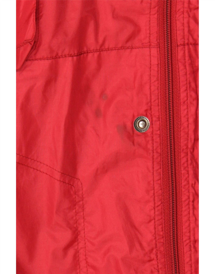 VINTAGE Mens Bomber Jacket UK 40 Large Red Colourblock Polyamide Vintage Vintage and Second-Hand Vintage from Messina Hembry 