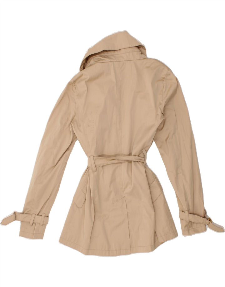 INTREND Womens Overcoat UK 10 Small Beige Polyester Vintage Intrend and Second-Hand Intrend from Messina Hembry 