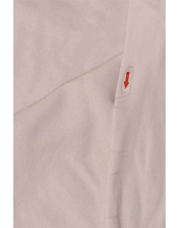 Champion Womens Regular Fit Sweatshirt Jumper UK 14 Medium White Cotton