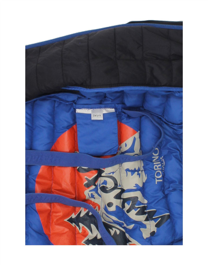 INVICTA Baby Boys Hooded Padded Jacket 18-24 Months Navy Blue Polyester | Vintage Invicta | Thrift | Second-Hand Invicta | Used Clothing | Messina Hembry 