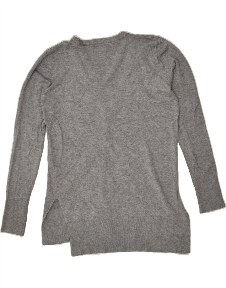 DACK'S Womens Cardigan Sweater UK 10 Small Grey Viscose | Vintage Dack's | Thrift | Second-Hand Dack's | Used Clothing | Messina Hembry 