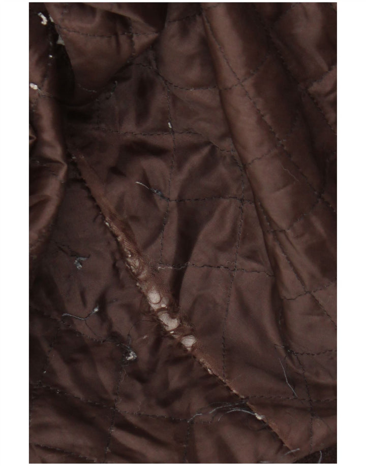 Vintage Womens Oversized Suede Overcoat UK 20 2XL Brown