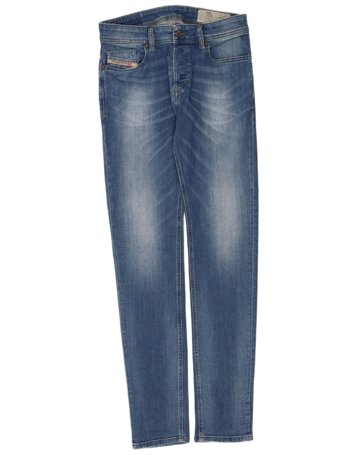 Diesel Womens Slim Jeans W28 L32 Blue Cotton