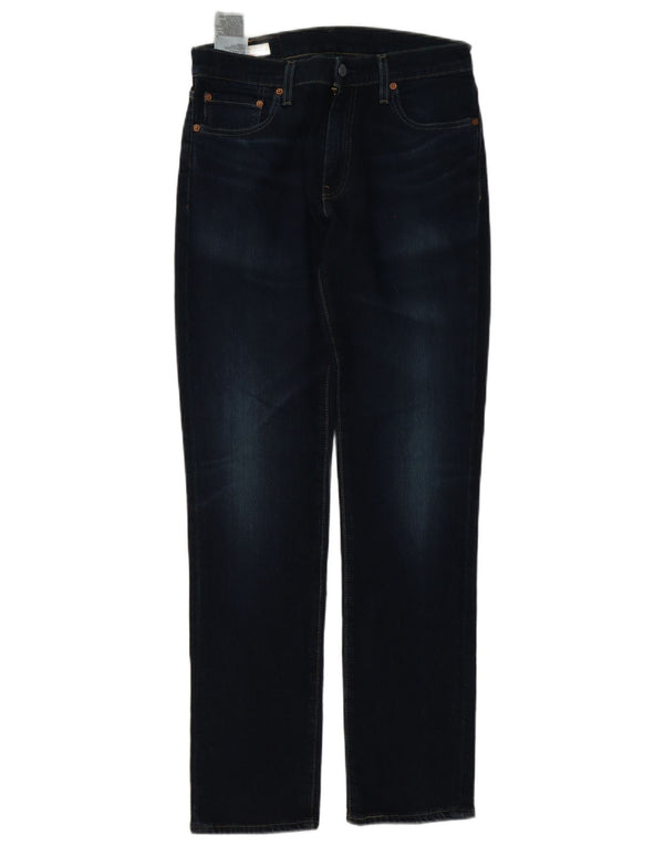 Męskie jeansy Levi's 511 Slim W30 L32 Granatowa bawełna