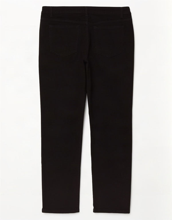 Marks & Spencer Womens Sienna Casual Trousers UK 18 XL W36 L29 Black