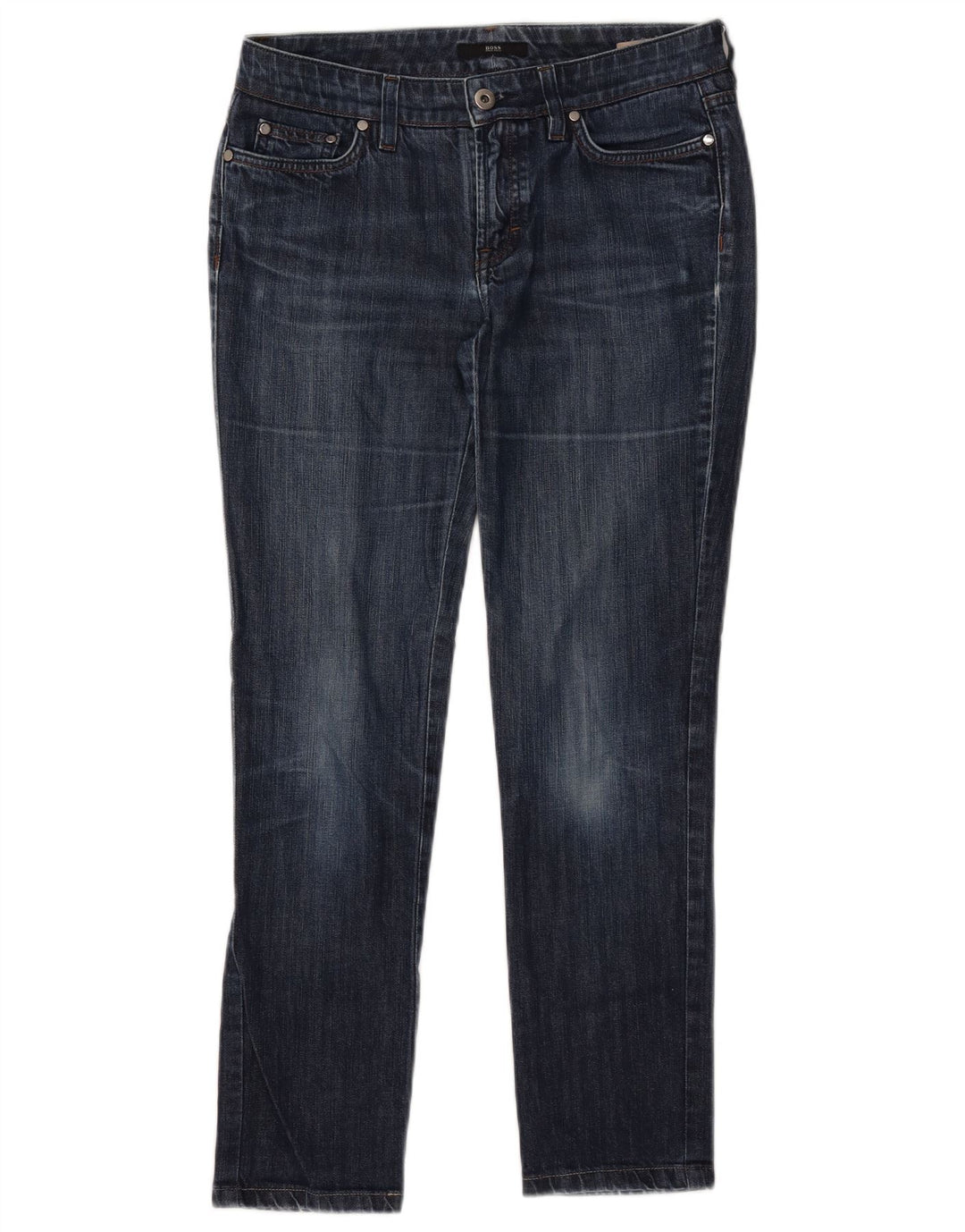 Hugo Boss Womens Slim Jeans W37 L28 Navy Blue