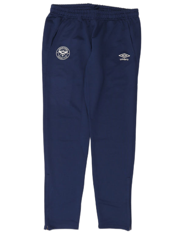Umbro Mens Brentford FC Tracksuit Trousers Large Navy Blue Polyester