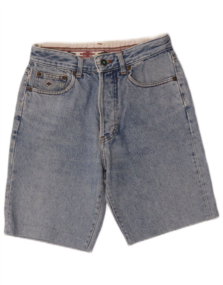 Vintage Womens Denim Shorts W26 Small Blue