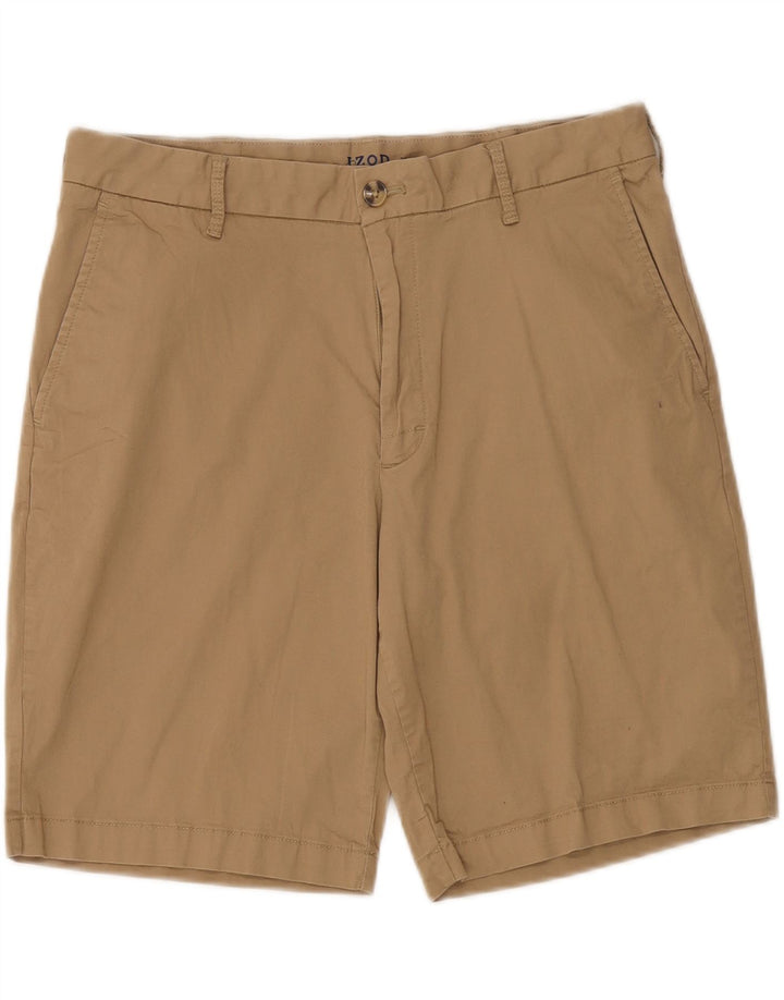 IZOD Mens Salt Water Chino Shorts  W32 Medium Beige Vintage Izod and Second-Hand Izod from Messina Hembry 