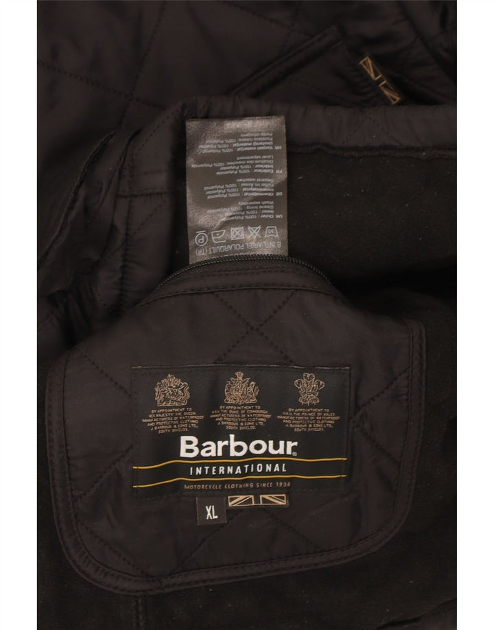 Giacca trapuntata da uomo Barbour UK 42 XL nera in poliammide