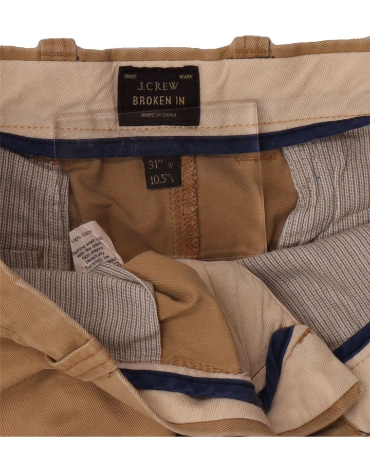 J. CREW Mens Chino Shorts W31 Medium Beige Cotton Vintage J. Crew and Second-Hand J. Crew from Messina Hembry 