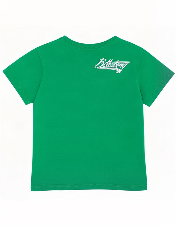 Billabong Grafik-T-Shirt für Jungen, 5–6 Jahre, grüne Baumwolle