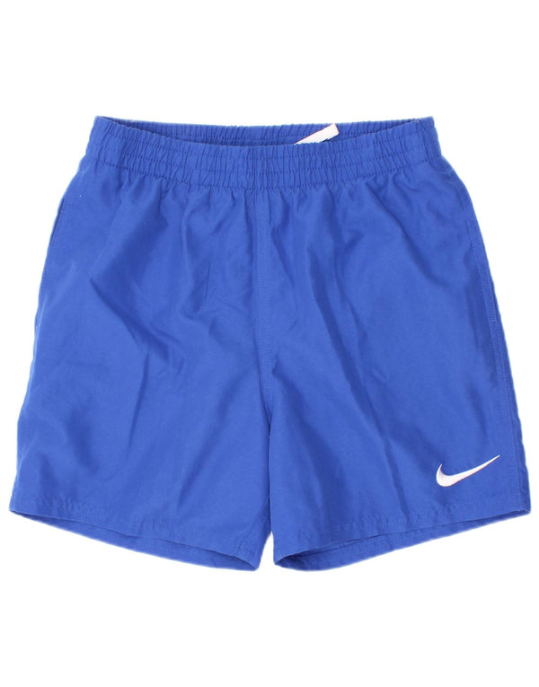 Shorts esportivos Nike Boys 12-13 anos grande azul poliéster