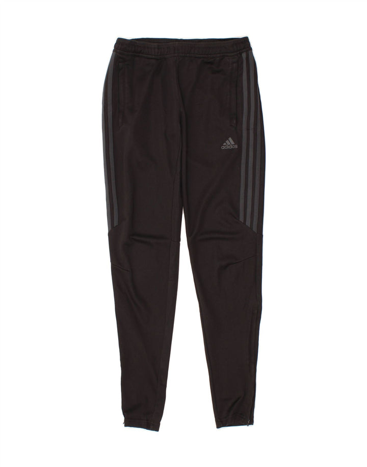 ADIDAS Womens Tracksuit Trousers UK 8/10 Small  Black Polyester Vintage Adidas and Second-Hand Adidas from Messina Hembry 