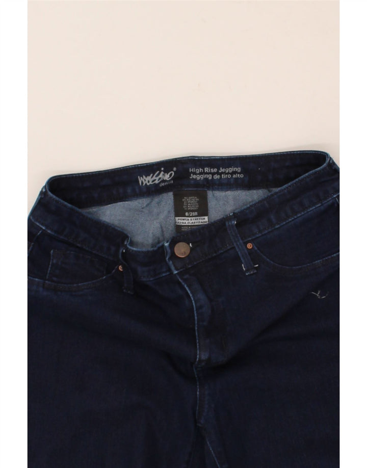 MOSSIMO Womens High Rise Jegging Jeans US 6 Medium W28 L27 Navy Blue Vintage Mossimo and Second-Hand Mossimo from Messina Hembry 