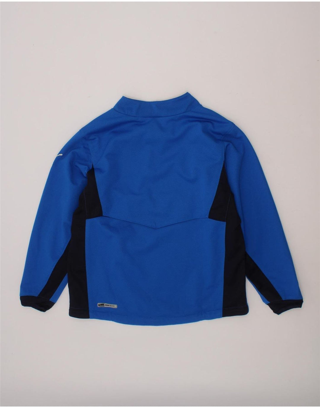 PUMA Boys Pullover Tracksuit Top 7-8 Years Small  Blue Colourblock Vintage Puma and Second-Hand Puma from Messina Hembry 