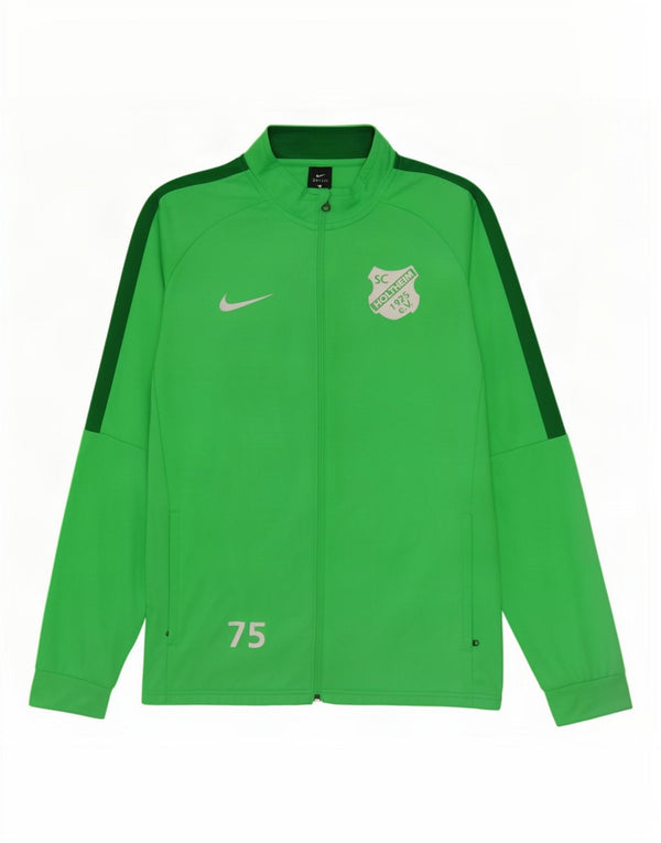 Nike Mens Dri Fit Graphic Tracksuit Top Jacket Large Green Colourblock