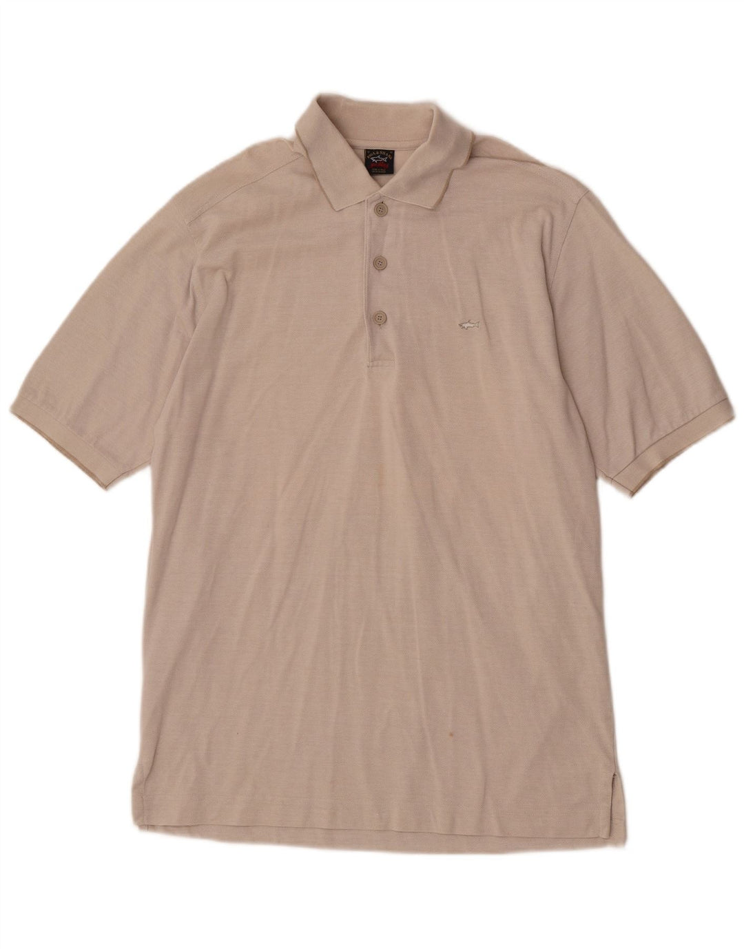 Paul & Shark Mens Polo Shirt Medium Beige