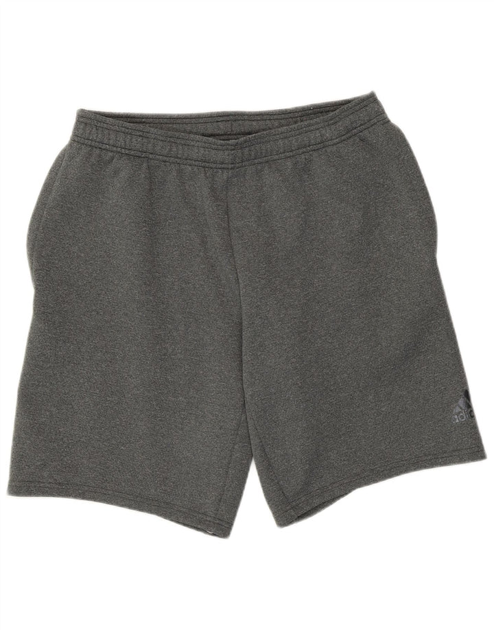 Adidas Mens Climalite Sport Shorts Medium  Grey Polyester