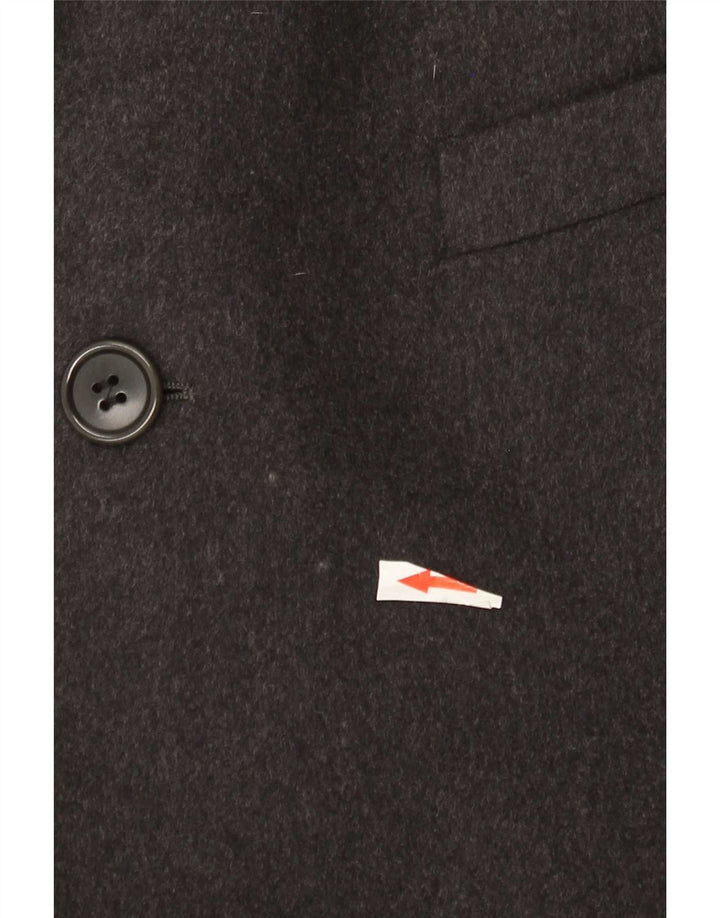 Piacenza Mens Overcoat UK 38 Medium Grey