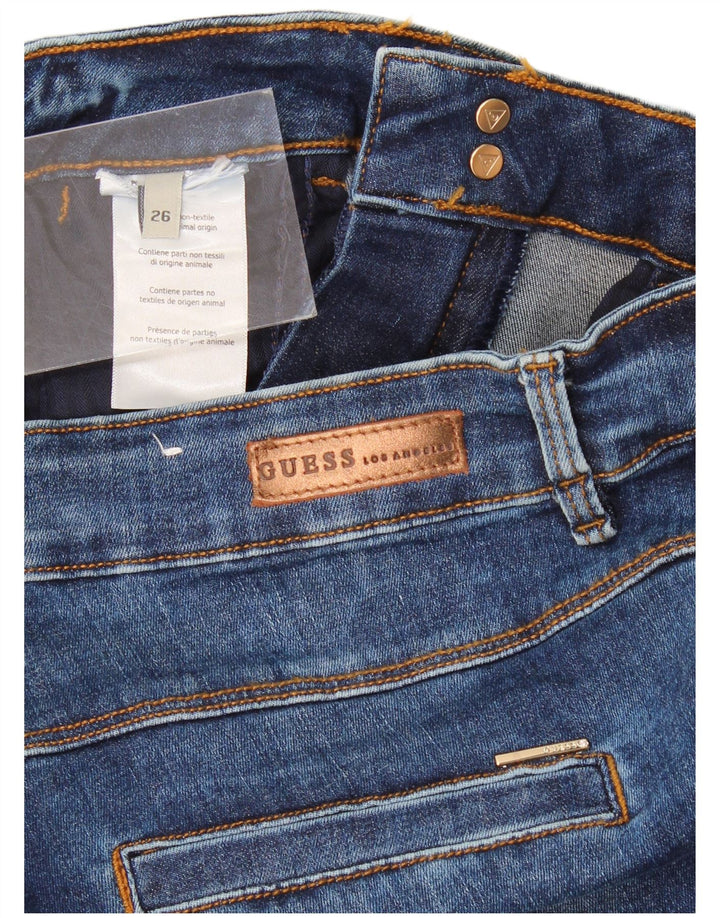 Guess Womens Jade Bootcut Jeans W26 L31 Blue