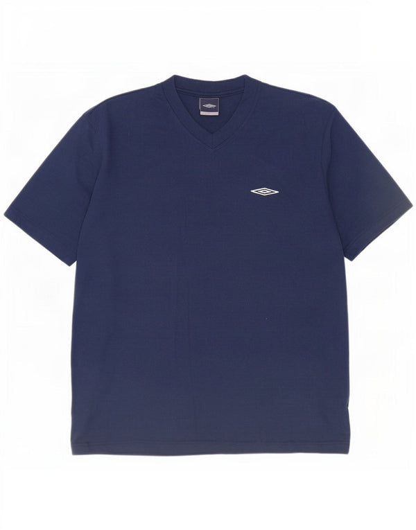 T-shirt da uomo Umbro Top 2XL poliestere blu navy