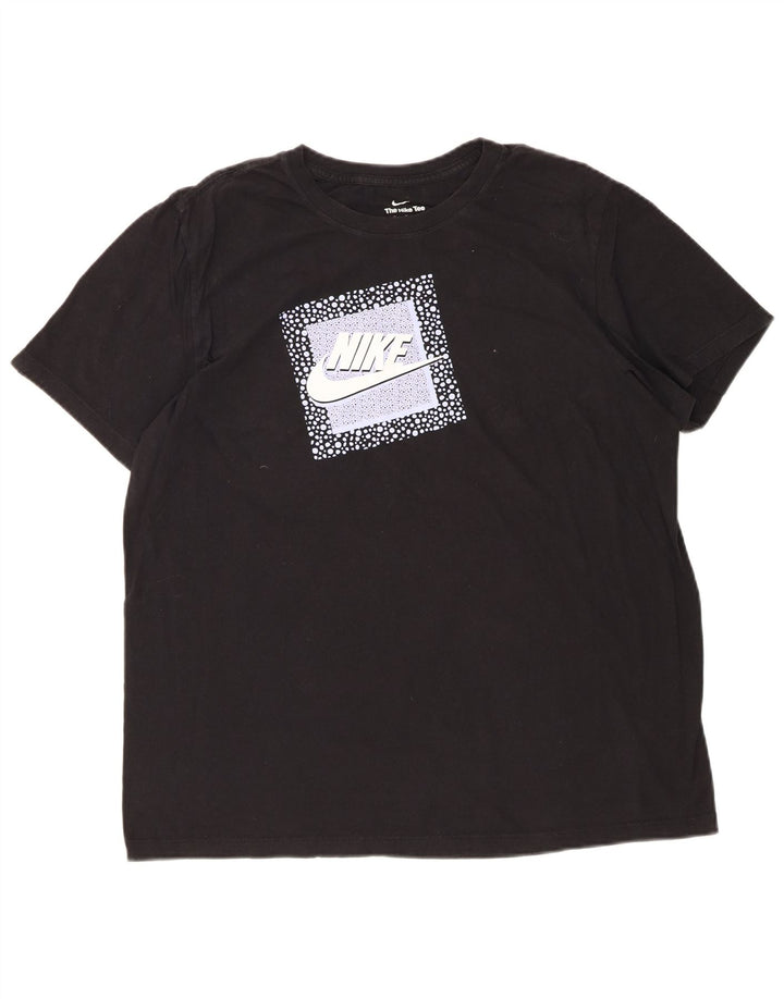 NIKE Mens Graphic T-Shirt Top XL Black