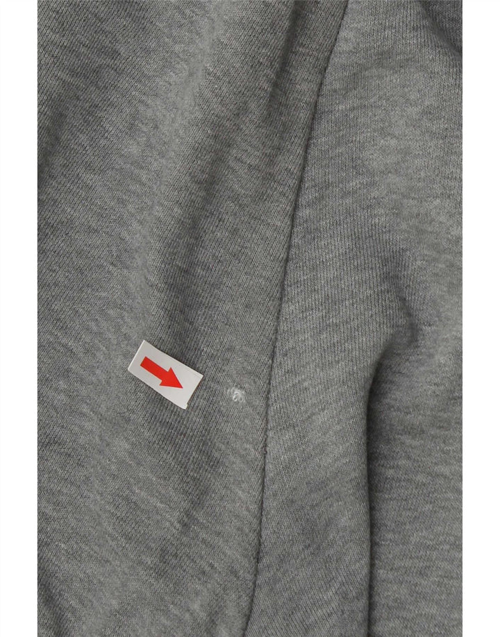 Puma Mens Graphic Tracksuit Trousers Joggers Medium Grey Colourblock