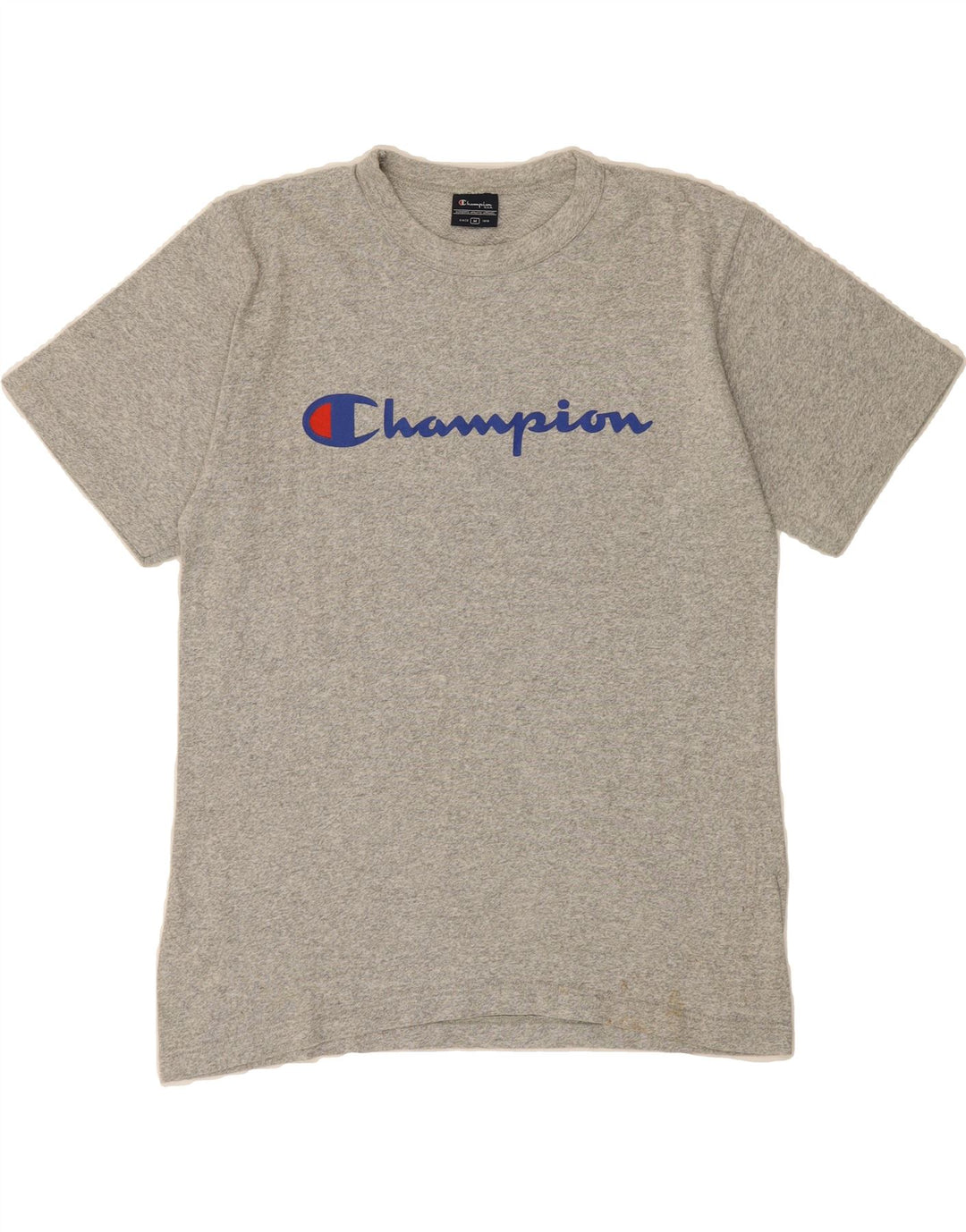 CHAMPION Mens Graphic T-Shirt Top Medium Grey Cotton Vintage Champion and Second-Hand Champion from Messina Hembry 