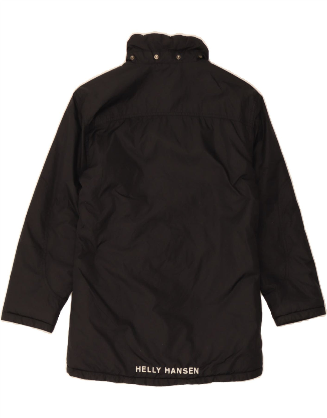HELLY HANSEN Boys Padded Jacket 9-10 Years Black Polyamide Vintage Helly Hansen and Second-Hand Helly Hansen from Messina Hembry 