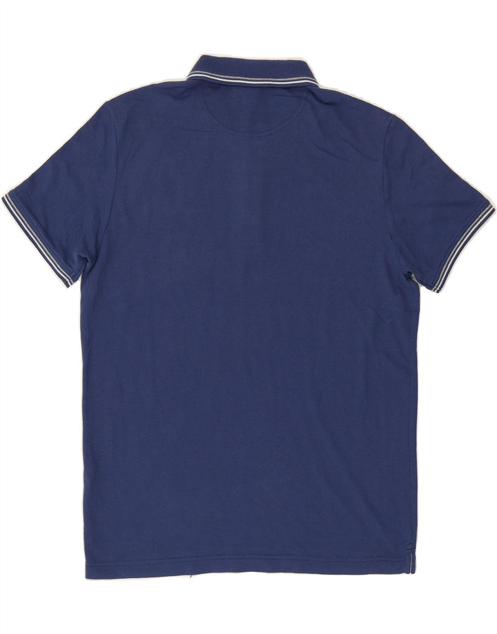 CHAMPION Mens Polo Shirt Medium Navy Blue Cotton Vintage Champion and Second-Hand Champion from Messina Hembry 