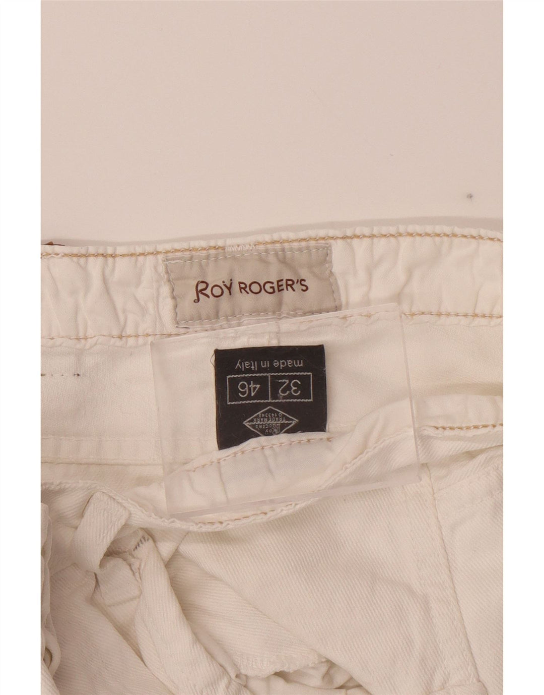 ROY ROGERS Womens Straight Jeans IT 46 Large W32 L32 White Vintage Roy Rogers and Second-Hand Roy Rogers from Messina Hembry 