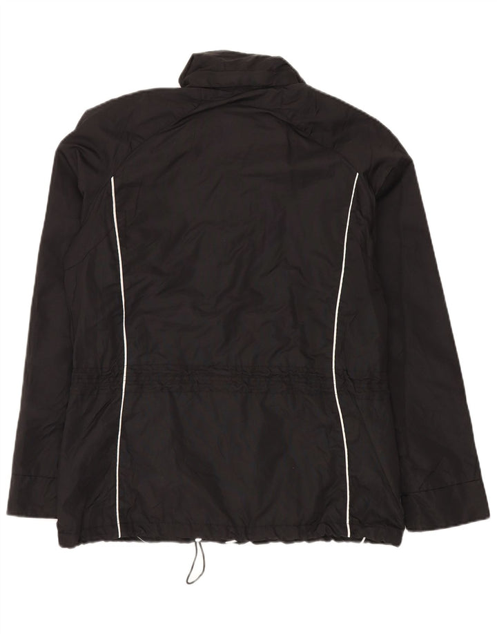 Brugi Mens Rain Jacket UK 38 Medium Black Colourblock Polyamide