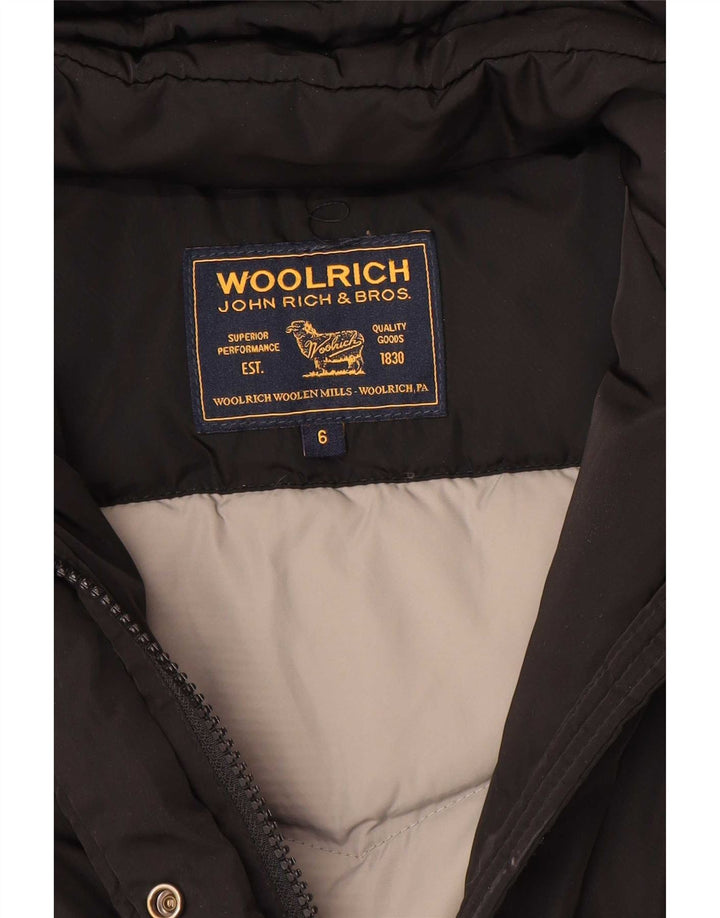 Woolrich Piger Polstret Hættejakke 5-6 År Sort
