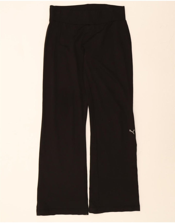 PUMA Womens Tracksuit Trousers UK 10 Small  Black Vintage Puma and Second-Hand Puma from Messina Hembry 