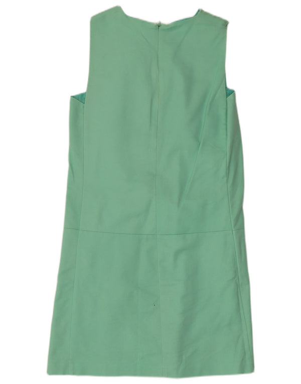Vestido feminino sem mangas Zara UK 10 pequeno verde