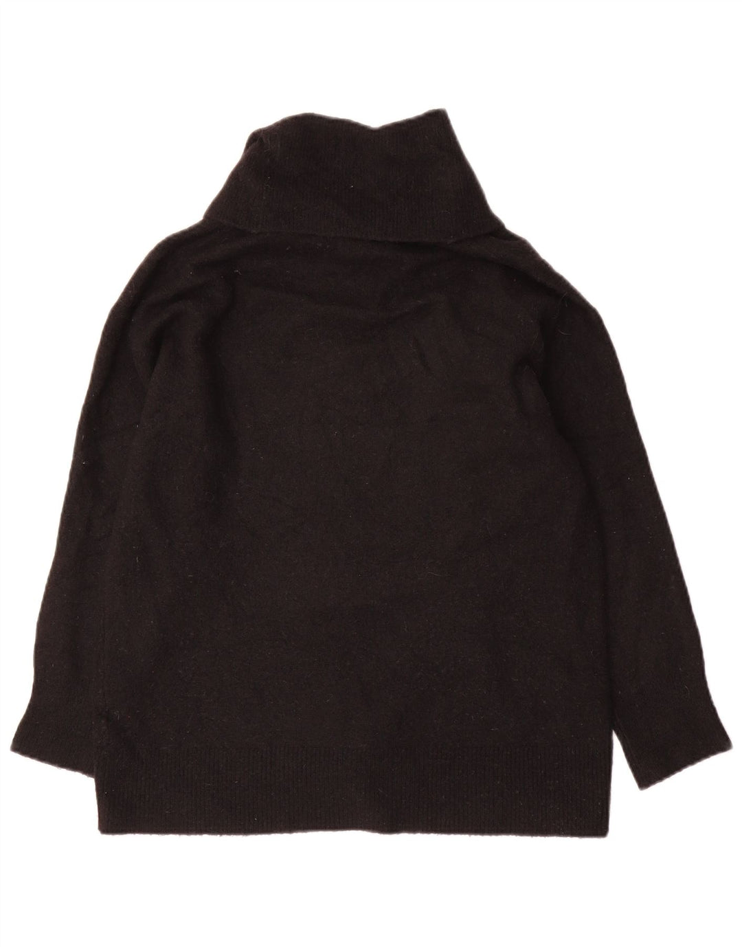 Massimo Dutti Maglione maglione oversize da donna con collo alto UK 10 piccolo nero