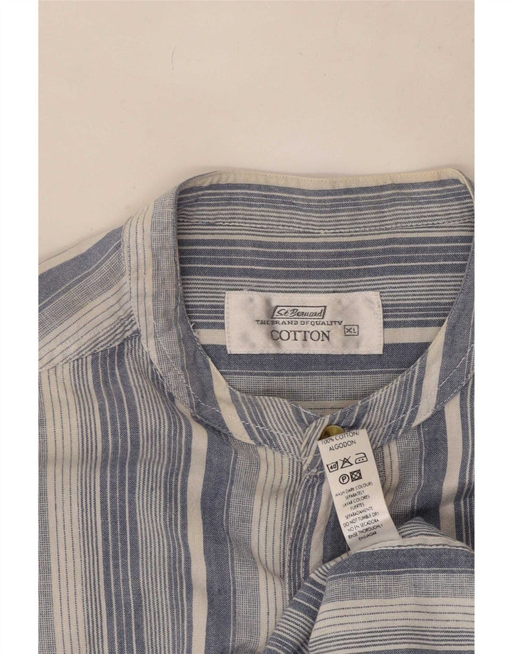 Camicia da uomo St. Bernard XL in cotone a righe blu