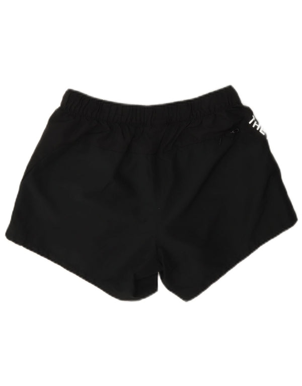 The North Face Damen Graphic Sport Shorts UK 10 Small Schwarz Polyester