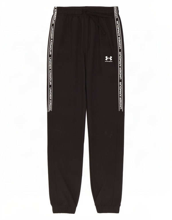 Under Armour Pantalon de survêtement pour garçon 11-12 ans Large Noir
