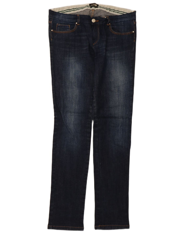 Jeans Slim Feminino Massimo Dutti W30 L31 Azul Marinho