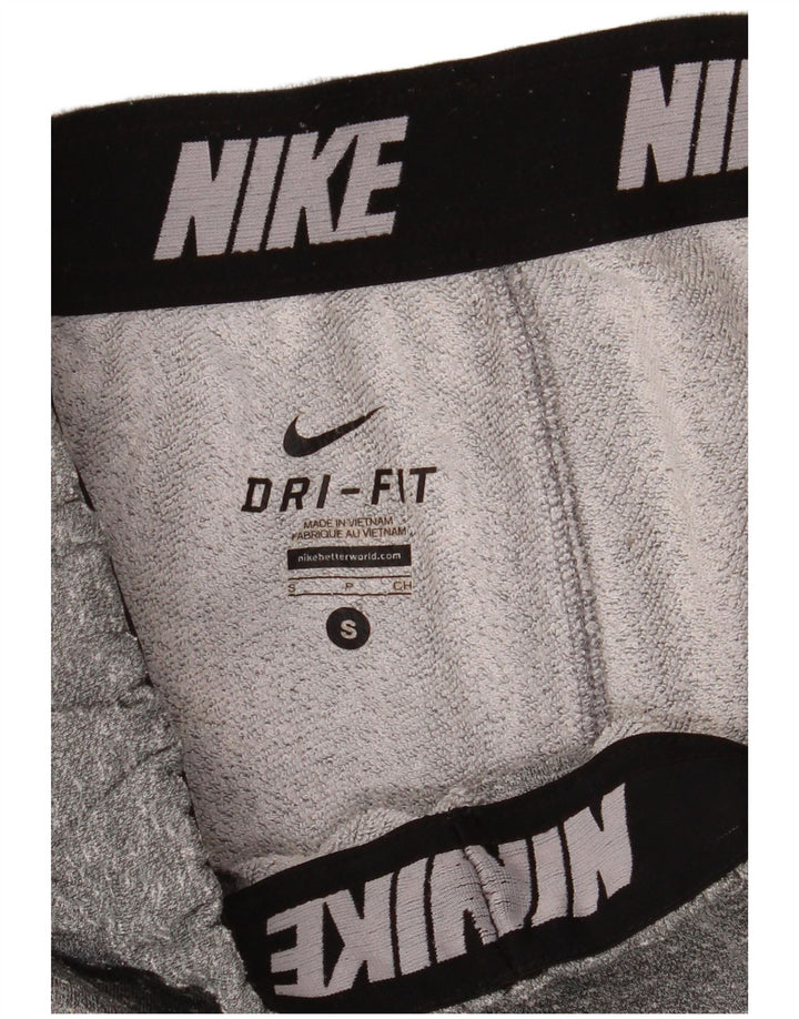 Nike Herren Dri-Fit-Trainingshose, Jogginghose, klein, grau geflecktes Polyester