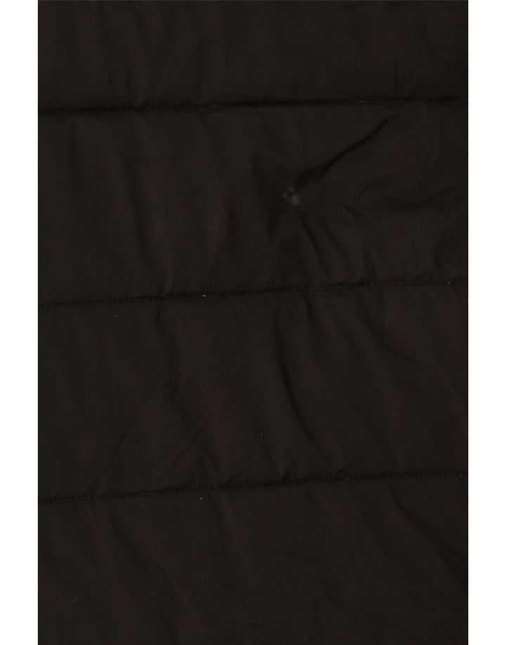 Nautica Womens Padded Coat UK 14 Large Black Polyester