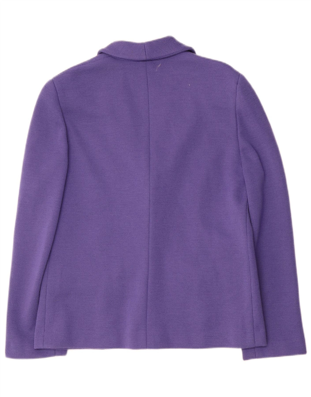 Luisa Spagnoli Giacca da donna in maglia a 2 bottoni da donna UK 12 Lana viola media