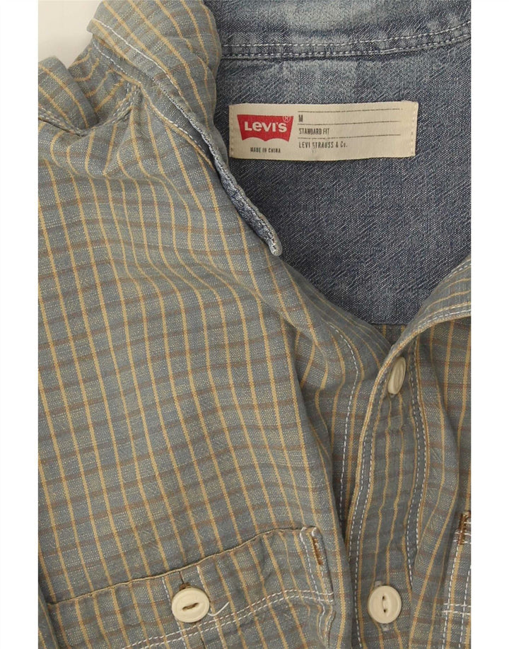 Camicia Levi's da uomo dalla vestibilità standard, a quadri blu medio