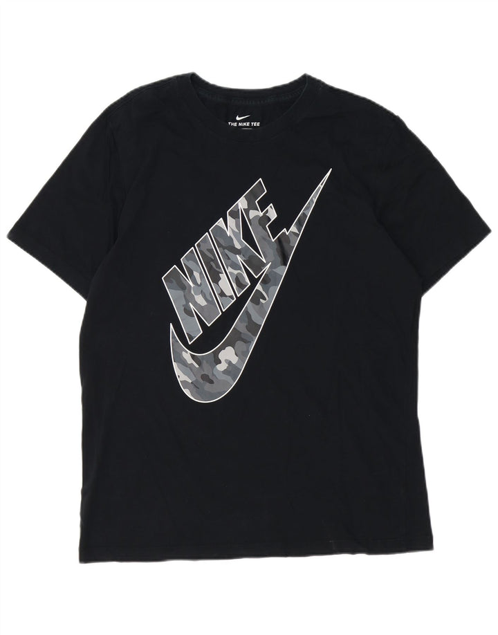 Nike grafisk t-shirt til mænd, medium sort