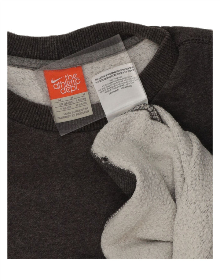 NIKE Mens Sweatshirt Jumper UK 38/40 Medium Grey Cotton Vintage Nike and Second-Hand Nike from Messina Hembry 