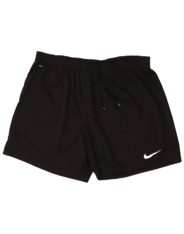 Nike Damen Dri Fit Sport Shorts XL Schwarz Polyester